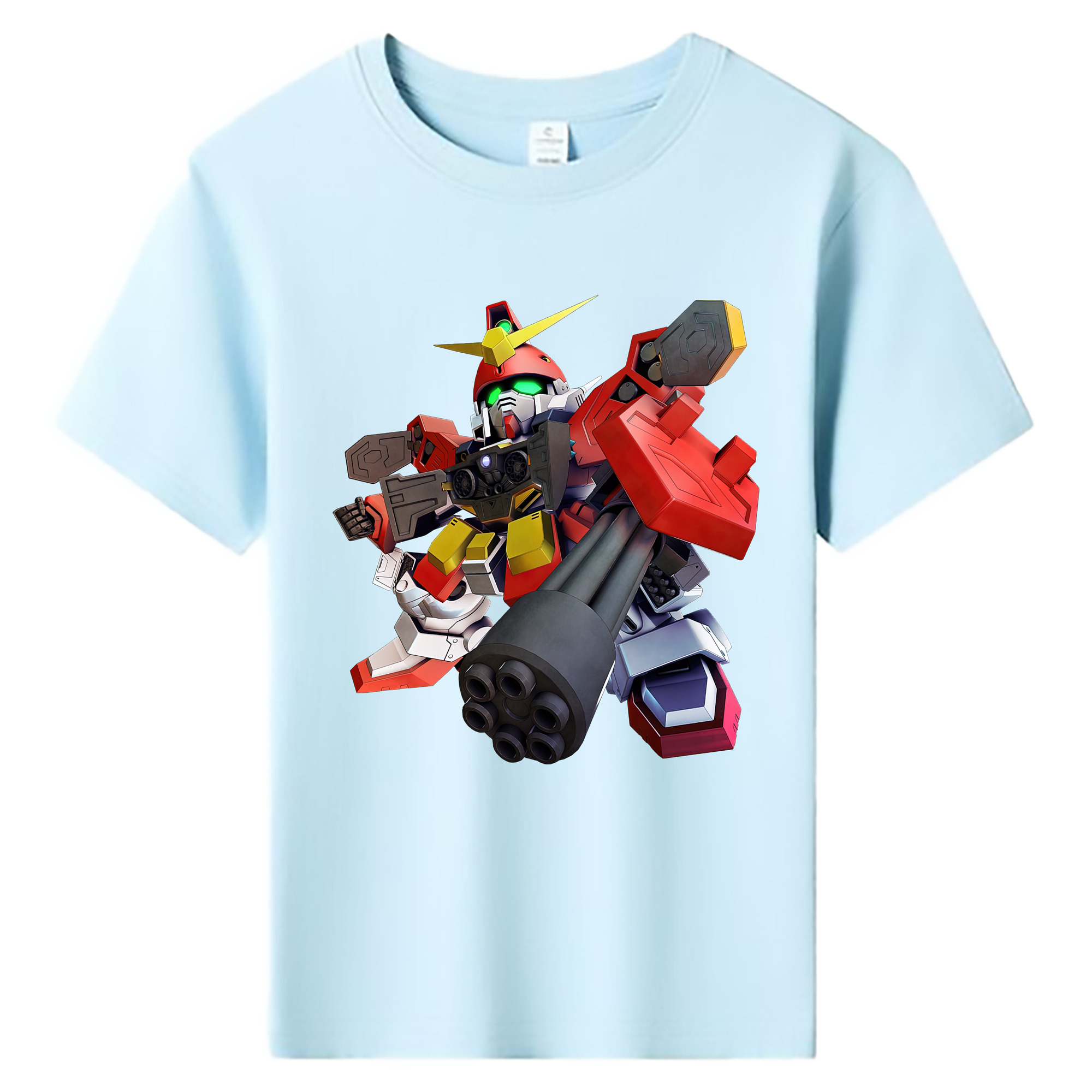 （画像用） 機動戦士ガンダム Mobile Suit Gundam 綿100％キッズTシャツ（フロントプリント）